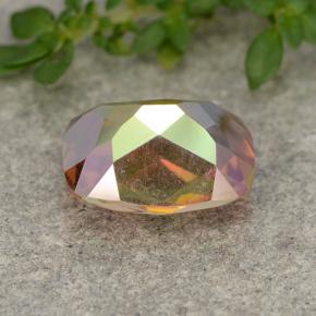 Mystic Quartz Gemstone in 9 x 7 mm Size for Sale, Mystic Quartz Stone in Multicolor Color