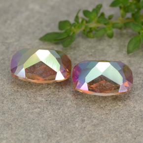 Mystic Quartz Gemstones in 8.9 x 7 mm Size for Sale, Mystic Quartz Stones in Multicolor Color