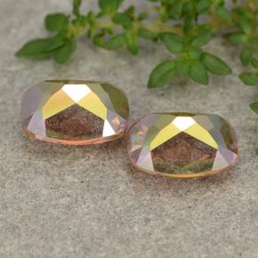 Mystic Quartz Gemstones in 9 x 7 mm Size for Sale, Mystic Quartz Stones in Multicolor Color