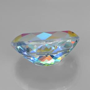 Mystic Quartz Gemstone in 14 x 10 mm (calibrated) Size for Sale, Mystic Quartz Stone in Multicolor Color