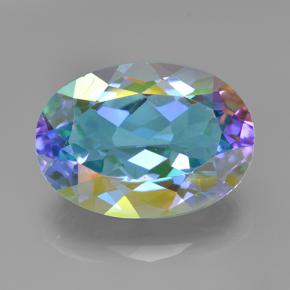7.8ct Oval Facet Multicolor Mystic Quartz Gem for sale 7.8ct Oval Facet Multicolor Mystic Quartz Gem (ID: 504800)