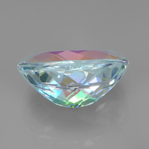 Mystic Quartz Gemstone in 14 x 10 mm (calibrated) Size for Sale, Mystic Quartz Stone in Multicolor Color