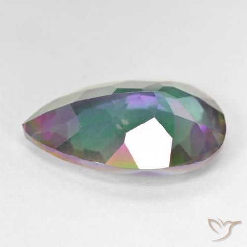 Mystic Quartz Gemstone in 25.1 x 15.1 mm Size for Sale, Mystic Quartz Stone in Multicolor Color