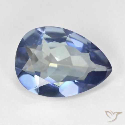 8.82 ct Multicolor Mystic Quartz Stone, Natural Mystic Quartz in Pear Facet Shape for Sale