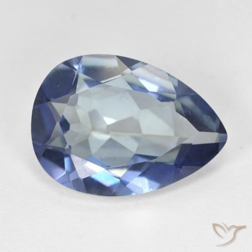 8.65 ct Multicolor Mystic Quartz Stone, Natural Mystic Quartz in Pear Facet Shape for Sale