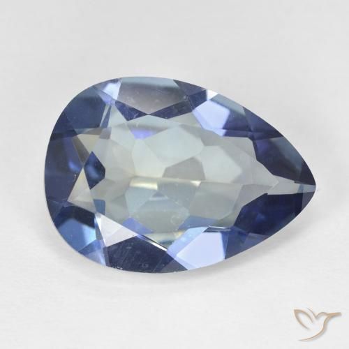 8.96 ct Multicolor Mystic Quartz Stone, Natural Mystic Quartz in Pear Facet Shape for Sale