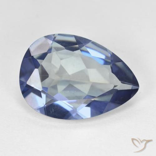 8.42 ct Multicolor Mystic Quartz Stone, Natural Mystic Quartz in Pear Facet Shape for Sale