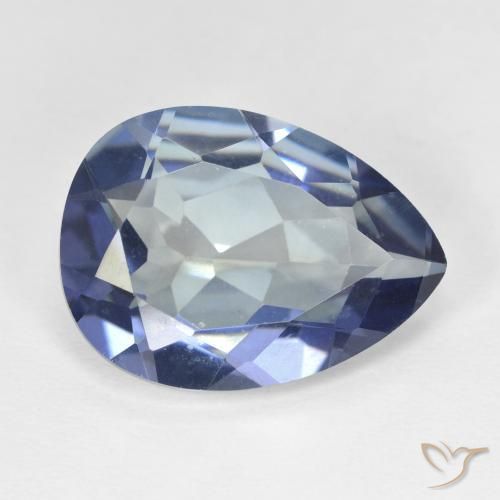 8.87 ct Multicolor Mystic Quartz Stone, Natural Mystic Quartz in Pear Facet Shape for Sale