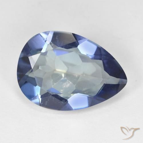 8.71 ct Multicolor Mystic Quartz Stone, Natural Mystic Quartz in Pear Facet Shape for Sale