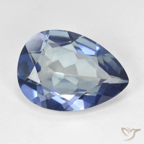 8.95 ct Multicolor Mystic Quartz Stone, Natural Mystic Quartz in Pear Facet Shape for Sale