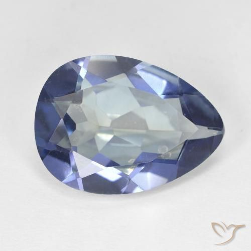 8.91 ct Multicolor Mystic Quartz Stone, Natural Mystic Quartz in Pear Facet Shape for Sale