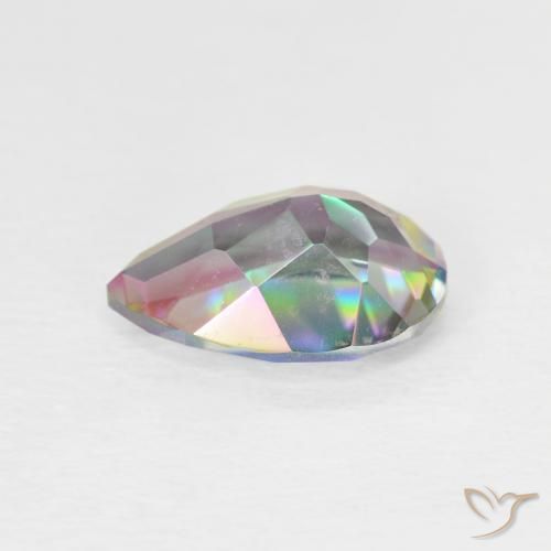 Mystic Quartz Gemstone in 10 x 7 mm (calibrated) Size for Sale, Mystic Quartz Stone in Multicolor Color