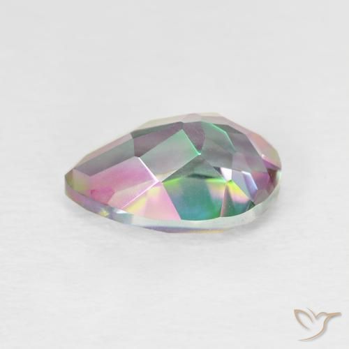 Mystic Quartz Gemstone in 10 x 7 mm (calibrated) Size for Sale, Mystic Quartz Stone in Multicolor Color