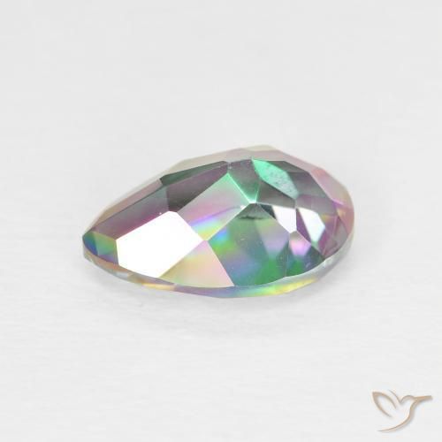 Mystic Quartz Gemstone in 10 x 7 mm (calibrated) Size for Sale, Mystic Quartz Stone in Multicolor Color
