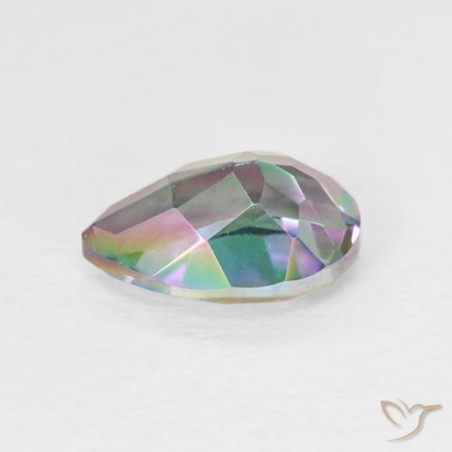 Mystic Quartz Gemstone in 10 x 7 mm (calibrated) Size for Sale, Mystic Quartz Stone in Multicolor Color