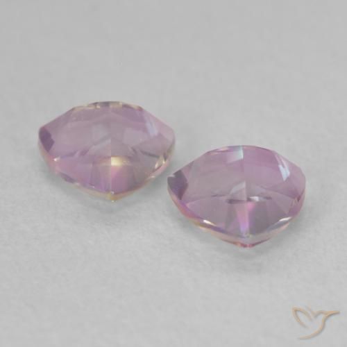 Mystic Quartz Gemstones in 5.2 x 5.1 mm Size for Sale, Mystic Quartz Stones in Multicolor Color