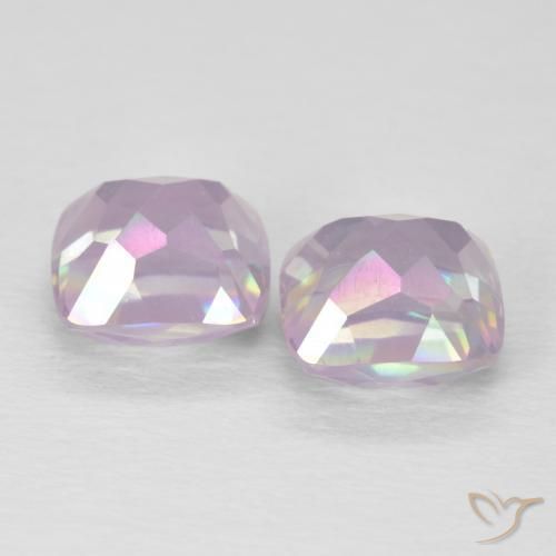 Mystic Quartz Gemstones in 7 x 7 mm (calibrated) Size for Sale, Mystic Quartz Stones in Multicolor Color