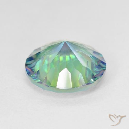 Mystic Quartz Gemstone in 12 mm (calibrated) Size for Sale, Mystic Quartz Stone in Multicolor Color