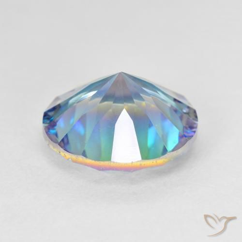 Mystic Quartz Gemstone in 12 mm (calibrated) Size for Sale, Mystic Quartz Stone in Multicolor Color