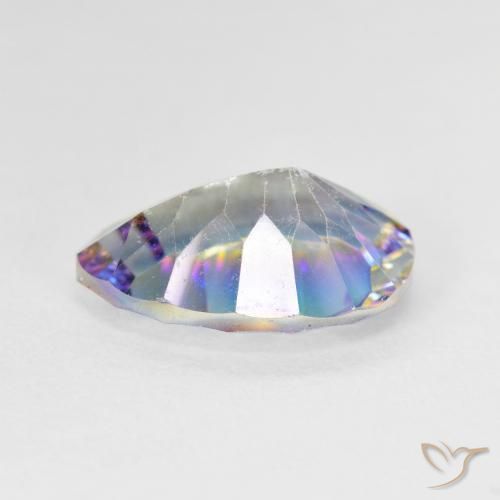 Mystic Quartz Gemstone in 14 x 10 mm (calibrated) Size for Sale, Mystic Quartz Stone in Multicolor Color