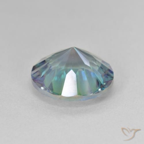 Mystic Quartz Gemstone in 12 mm (calibrated) Size for Sale, Mystic Quartz Stone in Multicolor Blue Color