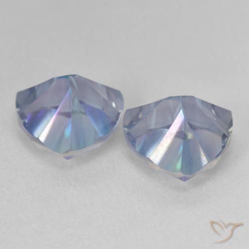 Mystic Quartz Gemstones in 9 x 9 mm (calibrated) Size for Sale, Mystic Quartz Stones in Multicolor Blue Color