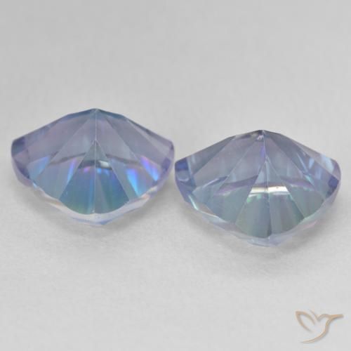 Mystic Quartz Gemstones in 10 x 10 mm (calibrated) Size for Sale, Mystic Quartz Stones in Multicolor Blue Color