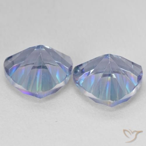 Mystic Quartz Gemstones in 10 x 10 mm (calibrated) Size for Sale, Mystic Quartz Stones in Multicolor Blue Color