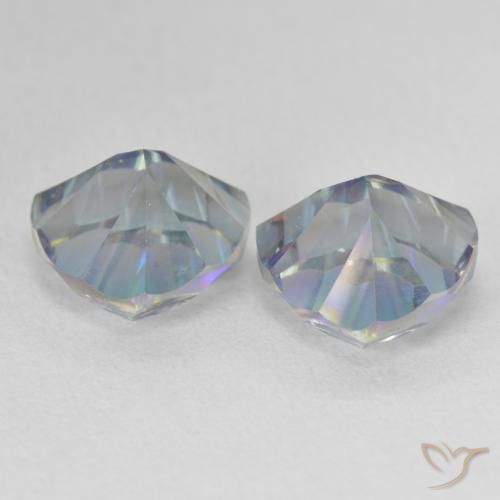 Mystic Quartz Gemstones in 9 x 9 mm (calibrated) Size for Sale, Mystic Quartz Stones in Multicolor Blue Color