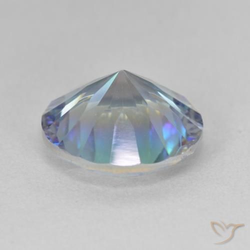 Mystic Quartz Gemstone in 12 mm (calibrated) Size for Sale, Mystic Quartz Stone in Multicolor Blue Color
