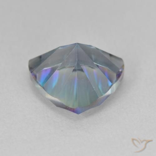 Mystic Quartz Gemstone in 10 x 10 mm (calibrated) Size for Sale, Mystic Quartz Stone in Multicolor Blue Color