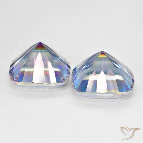 Mystic Quartz Gemstones in 12 x 12 mm (calibrated) Size for Sale, Mystic Quartz Stones in Multicolor Color