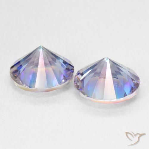 Mystic Quartz Gemstones in 8 mm (calibrated) Size for Sale, Mystic Quartz Stones in Multicolor Color