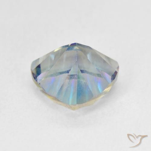 Mystic Quartz Gemstone in 9 x 9 mm (calibrated) Size for Sale, Mystic Quartz Stone in Multicolor Blue Color