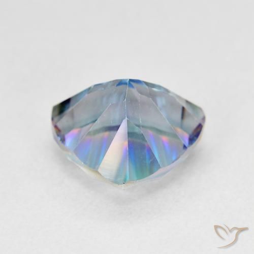 Mystic Quartz Gemstone in 10 x 10 mm (calibrated) Size for Sale, Mystic Quartz Stone in Multicolor Blue Color