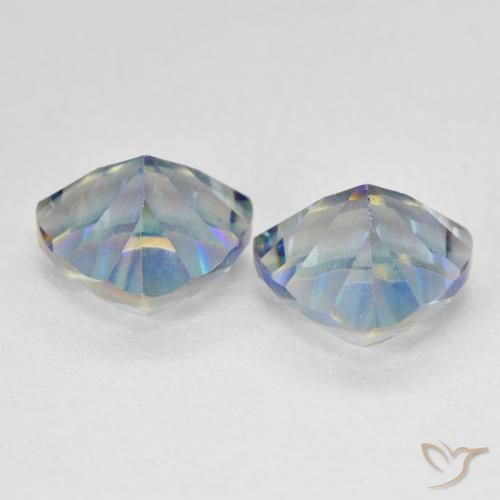 Mystic Quartz Gemstones in 9 x 9 mm (calibrated) Size for Sale, Mystic Quartz Stones in Multicolor Blue Color