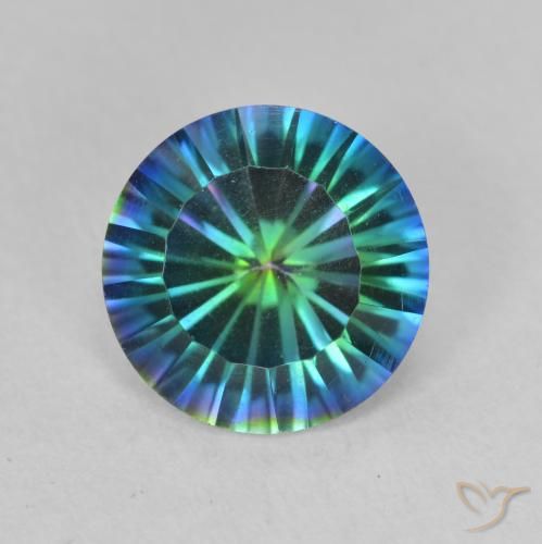 2.20ct Natural Multicolor Mystic Quartz, Round, VVS-VS