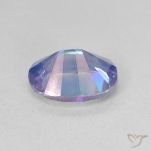 Mystic Quartz Gemstone in 9 x 7 mm (calibrated) Size for Sale, Mystic Quartz Stone in Multicolor Color