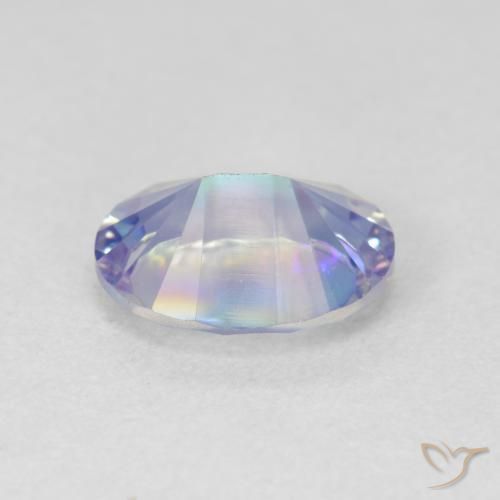 Mystic Quartz Gemstone in 9 x 7 mm (calibrated) Size for Sale, Mystic Quartz Stone in Multicolor Color