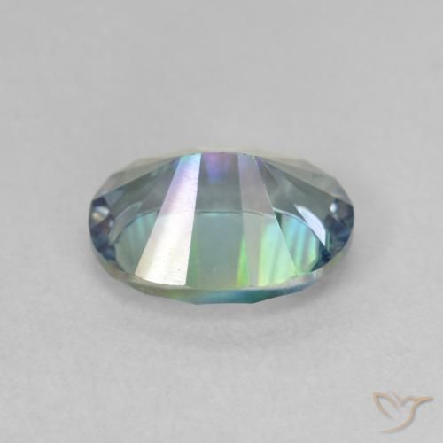 Mystic Quartz Gemstone in 9 x 7 mm (calibrated) Size for Sale, Mystic Quartz Stone in Multicolor Color