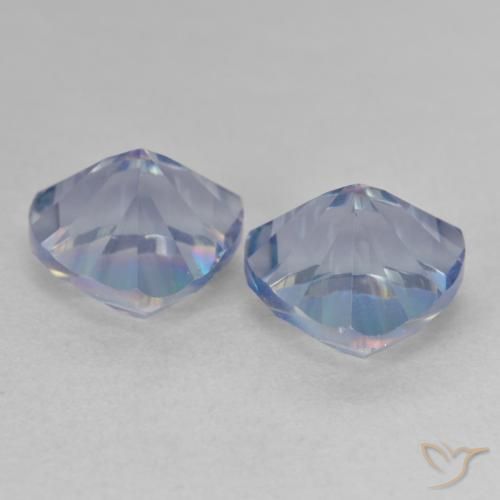 Mystic Quartz Gemstones in 8 x 8 mm (calibrated) Size for Sale, Mystic Quartz Stones in Multicolor Color