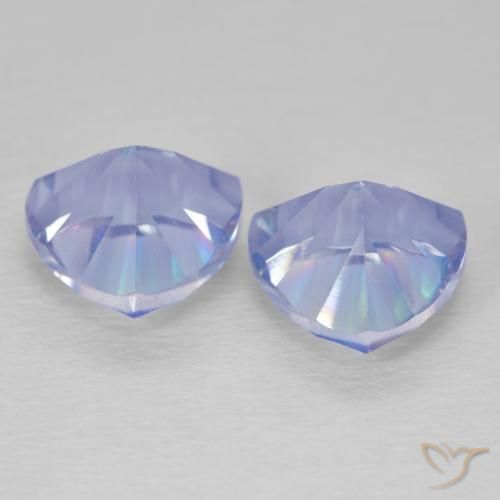 Mystic Quartz Gemstones in 8 x 8 mm (calibrated) Size for Sale, Mystic Quartz Stones in Multicolor Blue Color