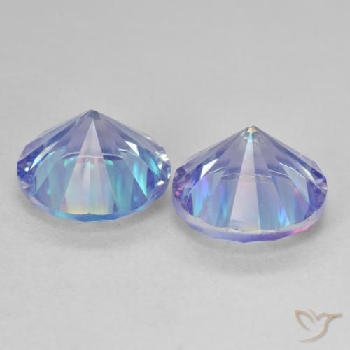 Mystic Quartz Gemstones in 10 mm (calibrated) Size for Sale, Mystic Quartz Stones in Multicolor Color