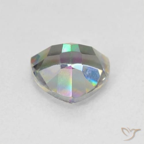 Mystic Quartz Gemstone in 7 x 7 mm (calibrated) Size for Sale, Mystic Quartz Stone in Multicolor Color