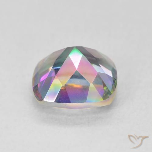 Mystic Quartz Gemstone in 7 x 7 mm (calibrated) Size for Sale, Mystic Quartz Stone in Multicolor Color