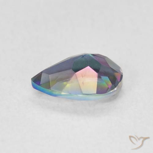 Mystic Quartz Gemstone in 7 x 5 mm (calibrated) Size for Sale, Mystic Quartz Stone in Multicolor Color