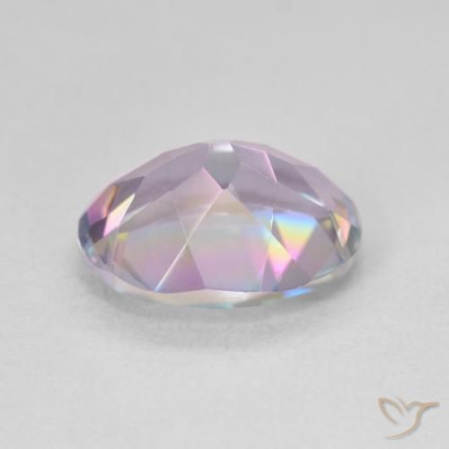 Mystic Quartz Gemstone in 11 x 9 mm (calibrated) Size for Sale, Mystic Quartz Stone in Multicolor Color
