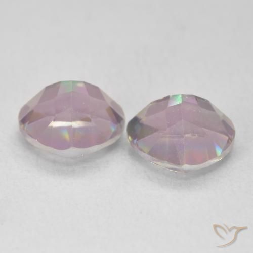 Mystic Quartz Gemstones in 7 x 7 mm (calibrated) Size for Sale, Mystic Quartz Stones in Multicolor Color