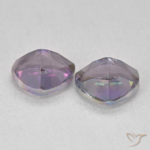 Mystic Quartz Gemstones in 6 x 6 mm (calibrated) Size for Sale, Mystic Quartz Stones in Multicolor Color