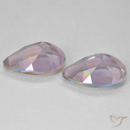 Mystic Quartz Gemstones in 12 x 8 mm (calibrated) Size for Sale, Mystic Quartz Stones in Multicolor Color